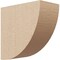 Ekena Millwork 4"W x 8"D x 8"H Classic Durham Rough Cedar Woodgrain TimberThane Corbel, Primed Tan CORUR04X08X08DURRCPR - alternate 1
